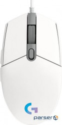 Mouse Logitech G102 Lightsync White (910-005809)