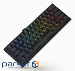 Клавіатура бездротова Ducky One X Mini(60%)  магнітні перемикачі, чорний (ON2461AST3-DAUSPDOECL1AS1)