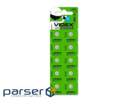 Батарейки AG5/LR754, Videx Excellent!, 10 шт , Blister
