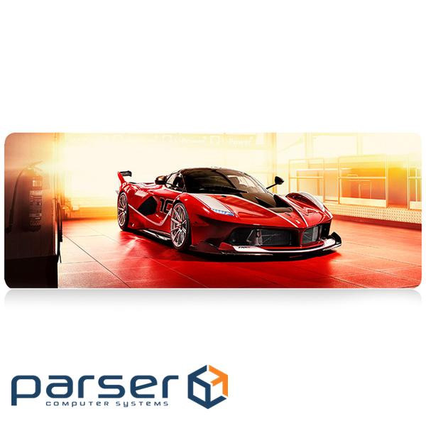 Коврик 300*700 тканинний Ferrari FXX K з боковою прошивкою, толщина 2 мм, Пакет (C29372)