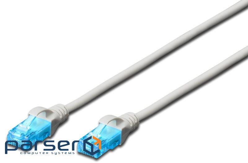 Патч корд DIGITUS CAT 5e UTP, 3м, AWG 26/ 7, CCA, PVC, серий (DK-1512-030)