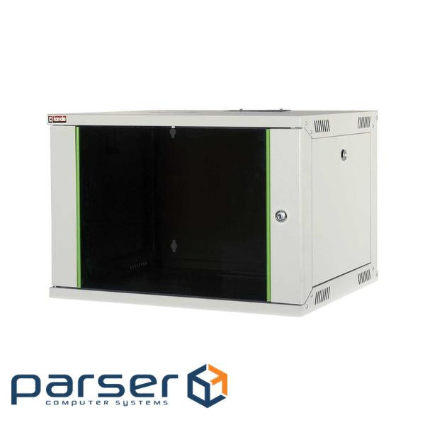 Шафа настінна Lande Eurobox 16U 19" 540x450, сіра (LN-EUBOX16U5445-LG-1) (LN-EUBOX16U5445LG1)