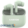 Навушники Canyon OnGo 9 Green (CNS-TWS9G)