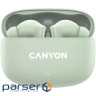 Навушники Canyon OnGo 9 Green (CNS-TWS9G)