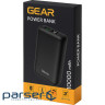 Батарея універсальна GEAR 10000mAh, PD/22.5W, black (WP942P)