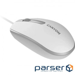 Mouse CANYON M-10 White/Gray (CNE-CMS10WG)