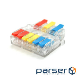 Клемна колодка з натискними затискачами 3х6-проводу LT-633 для розподільчих коробок, 4 (LT-633T / 5)