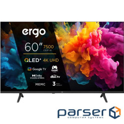 Телевізор ERGO 60" QLED 4K 60JUQ7500