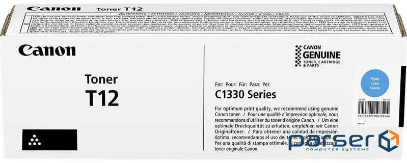 Тонер-картридж Canon T12 Cyan (5097C006AA)