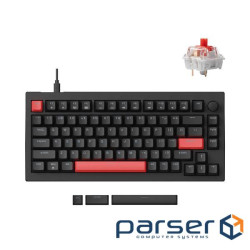 Клавіатура механічна Lemokey X4 84Key, Keychron Brown, USB-A, QMK/VIA, Hot-Swap, EN/UKR, (X4-H3-UA)