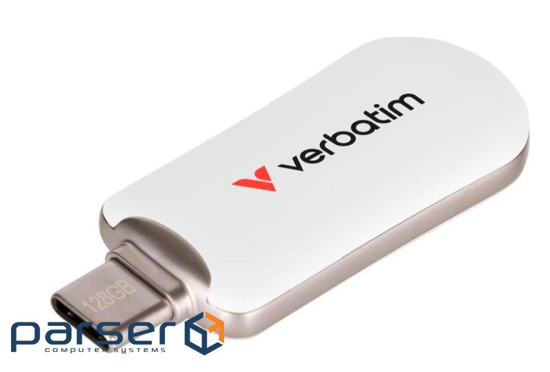 Флеш -накопичувач Verbatim Plectra USB-C білий 256 ГБ (USB 3.2 Gen 1) 30230
