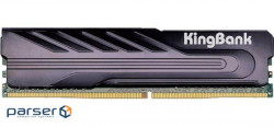 Пам'ять 8Gb DDR4, 3200 MHz, KingBank, Silver (KB3200H8X1)