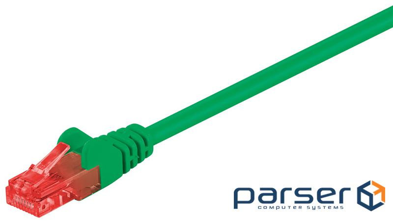Патч-корд неекранованій RJ45 UTP6 1.0m,patch AWG24 D=5.8mm Gold Protect,зелений (75.06.8440-10)