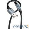 Кабель живлення та синхронізації Verbatim-USB-А-USB-C /120 см-чорний (31843)