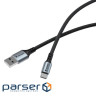Кабель живлення та синхронізації Verbatim-USB-А-USB-C /120 см-чорний (31843)