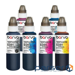 Чорнило Barva Epson T048/T080/T081 6х100 мл, special, BK/C/M/Y/LC/LM (E081-100-MP)