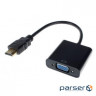 Перехідник HDMI to VGA 0.15m REAL-EL (EL123500020)