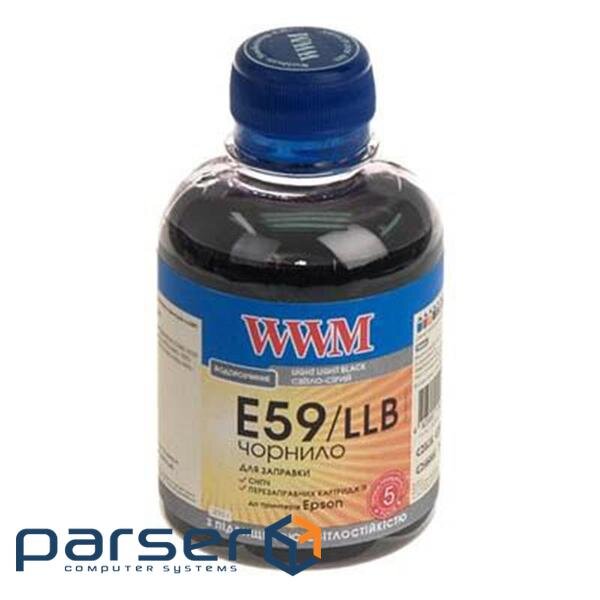 Чорнило WWM EPSON StPro 7890/9890 200г Lt Lt Black (E59/LLB)