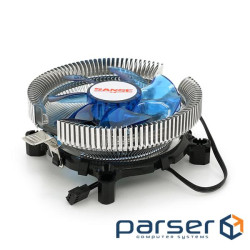 Кулер процесорний Am2 / Am3 / FM1 / FM2 80-mm, 3-pin, Blue (Am2 / Am3 / FM1 / FM2 / LGA 11)