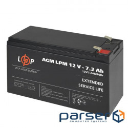 Акумуляторна батарея LOGICPOWER LPM-MG 12 - 7.2 AH (12В, 7.2Ач) (3863)