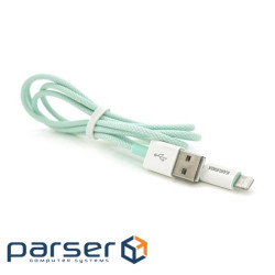 Кабель iKAKU KSC-723 GAOFEI smart charging cable for iphone, Green, длина 1м , 2.4A, (KSC-723-G-L)