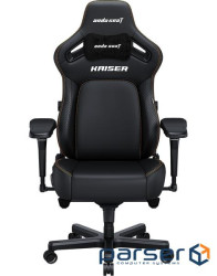 Ігрове крісло Anda Seat Kaiser 4 PVC Size XL Black (AD12YDDC-XLL-20-B-PV/C)