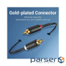 Кабель Vention 2хRCA - 2хRCA (M/M), 1.5 м, Black (BCMBG)