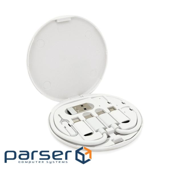 Кабель Data Cable Set, Type-C-Type-C+ перехідники (USB+Lighting+Micro), (Data Cable Set / 60W 0,2м) )