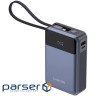 CANYON power bank OnPower 600 built-in cable 20000 mAh PD65W Dark Grey (CNS-CPB600DG)