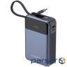 CANYON power bank OnPower 600 built-in cable 20000 mAh PD65W Dark Grey (CNS-CPB600DG)