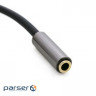 Кабель мультимедійний Jack 3.5mm male/Jack 3.5mm female 3.0m Extradigital (KBA1641)
