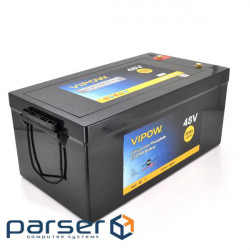 Accumulator battery Vipow LiFePO4 51,2V 50Ah with built-in ВМS board 40A (17734)