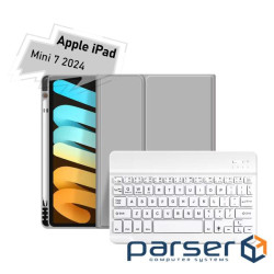 Чохол до планшета BeCover with keyboard Apple iPad Mini 7 2024 Gray (712994)