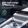 Зарядний пристрій Ugreen 1xUSB-C + 1xUSB 30W car adapter CD130 black (40858)