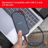 SANDISK Extreme PRO with USB4, 4TB, 40Gbps, up to 3800 MB/s read speed and up to (SDSSDE82-4T00-G25)