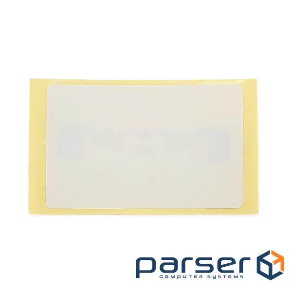 Високочастотна мітка для самоклеювання UHF 9762 біла, зчитування до 7м, частот (UHF 9762 белый)