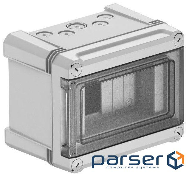 Розподільчий щит зовнішнього монтажу на 5 модулів, IP66, ударостійкий пластик, IK07 OBO Be (2008824)