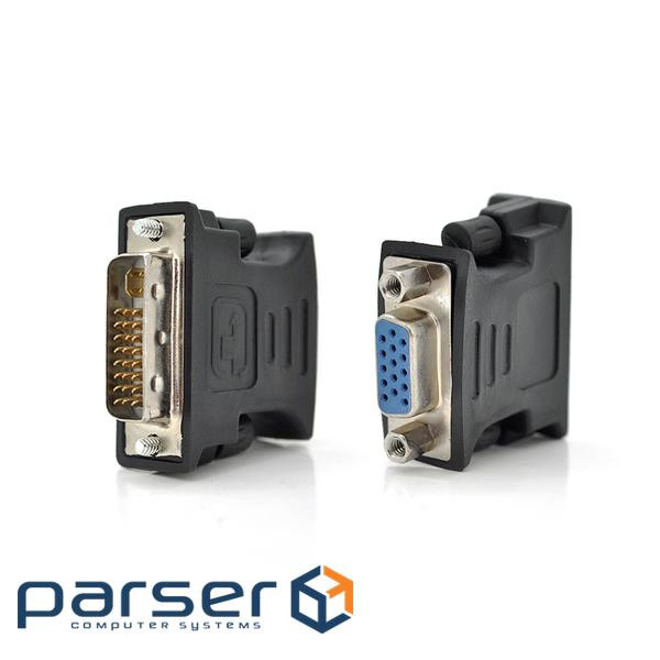 Перехідник VOLTRONIC VGA(мама) / DVI-I 24+5 (тато ) Black Q50 (YT-A-VGA(F)/DVI(M)-B)