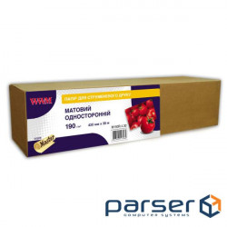 Paper WWM 420mm x 30m, matte, 190gsm, 50mm core (M190R.4.30)