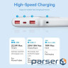 Універсальна мобільна батарея 10000 mAh, Vention, White, 22.5 Вт , Type-C (PD3.0) / 2xUSB ( (FHKW0)