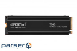SSD CRUCIAL T700 w/heatsink 2TB M.2 NVMe (CT2000T700SSD5)