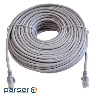 Патч корд Atcom 30 м UTP, Серый, 30 м, 5е cat. (4964)