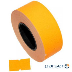 Етикет-стрічка Aurika 21х12 orange, 30 рул (2112O)