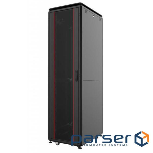 Шафа MIRSAN GTV 19" 42U 800x800, RAL 9005 (MR.GTV42U88DE.01)