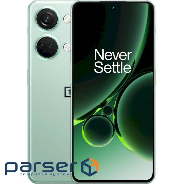 Смартфон OnePlus Nord 3 5G (CPH2493) 6.74 16/256GB, 2SIM, 5000мА•рік , Misty Green (5011103077)
