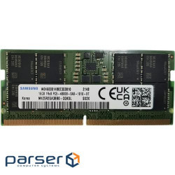 RAM Samsung 16 GB SO-DIMM DDR5 4800 MHz (M425R2GA3BB0-CQKOL)