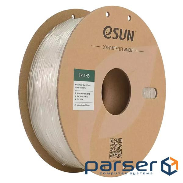 Пластик для 3D-принтера eSUN TPU HIGH SPEED 1,75mm 1kg CLEAR (TPU-HS175T1P1)