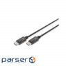 Кабель DIGITUS DisplayPort 2м Black (DB-340100-020-S)