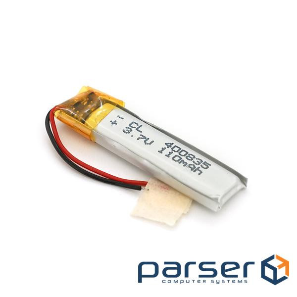 Літій-полімерний акумулятор 4*08*35mm(Li-ion 3.7В 110мА&middot,ч) (400835) ) (400835)