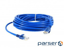Patch cord Atcom, UTP, RJ45, Cat.5e, 10m, blue (9166)